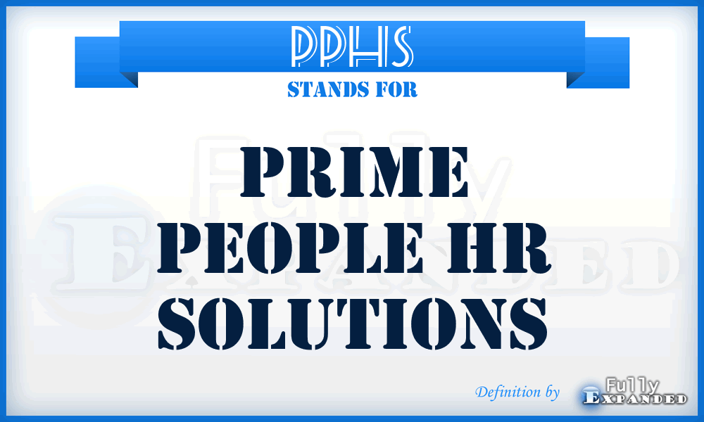 PPHS - Prime People Hr Solutions