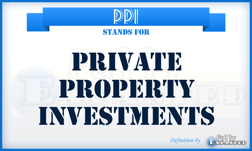 PPI - Private Property Investments