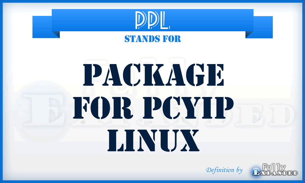 PPL - Package For Pcyip Linux