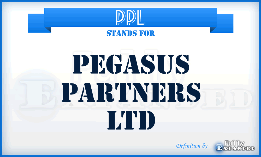 PPL - Pegasus Partners Ltd