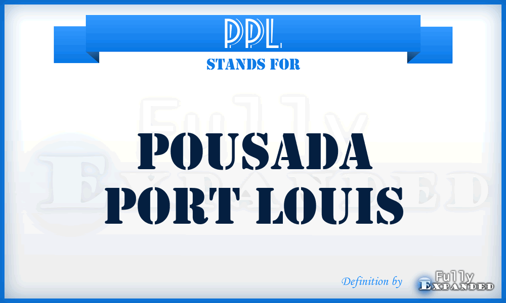 PPL - Pousada Port Louis