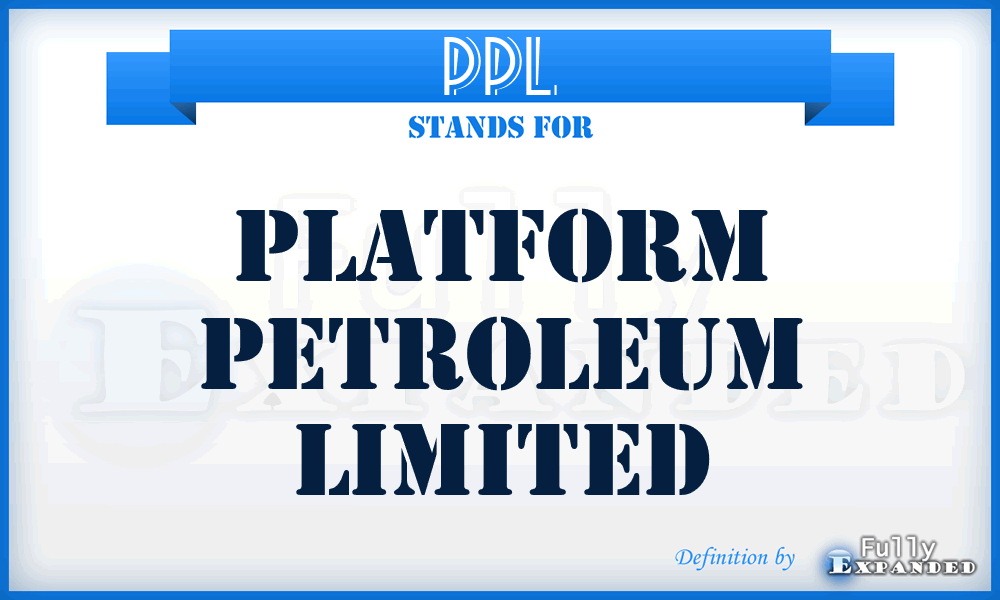 PPL - Platform Petroleum Limited