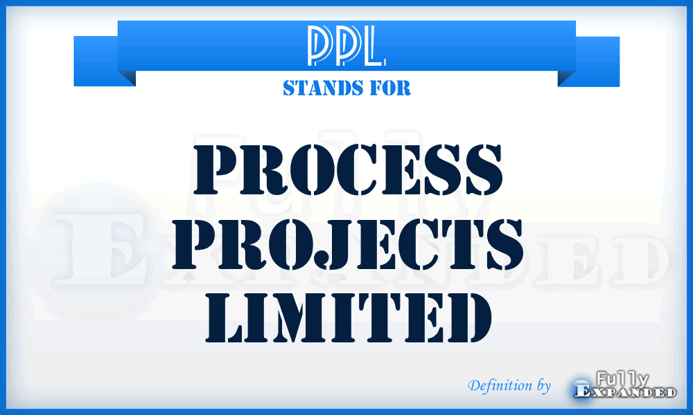PPL - Process Projects Limited