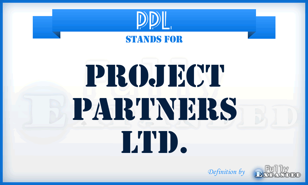 PPL - Project Partners Ltd.