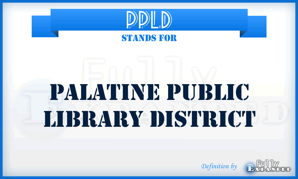 PPLD - Palatine Public Library District