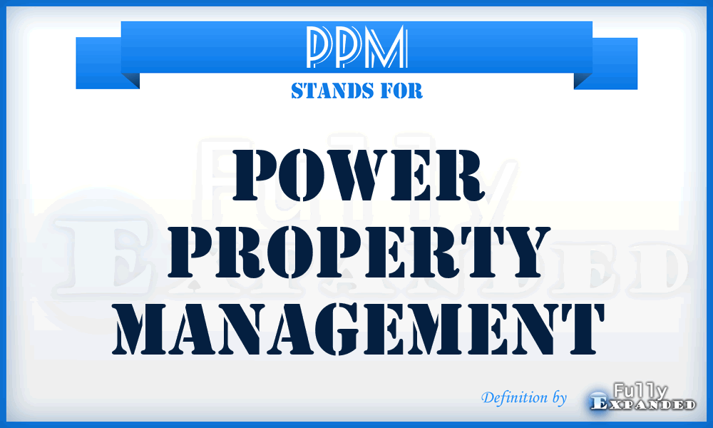 PPM - Power Property Management