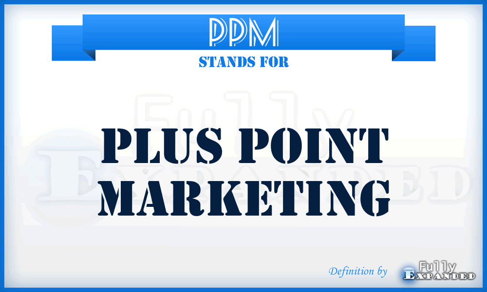 PPM - Plus Point Marketing