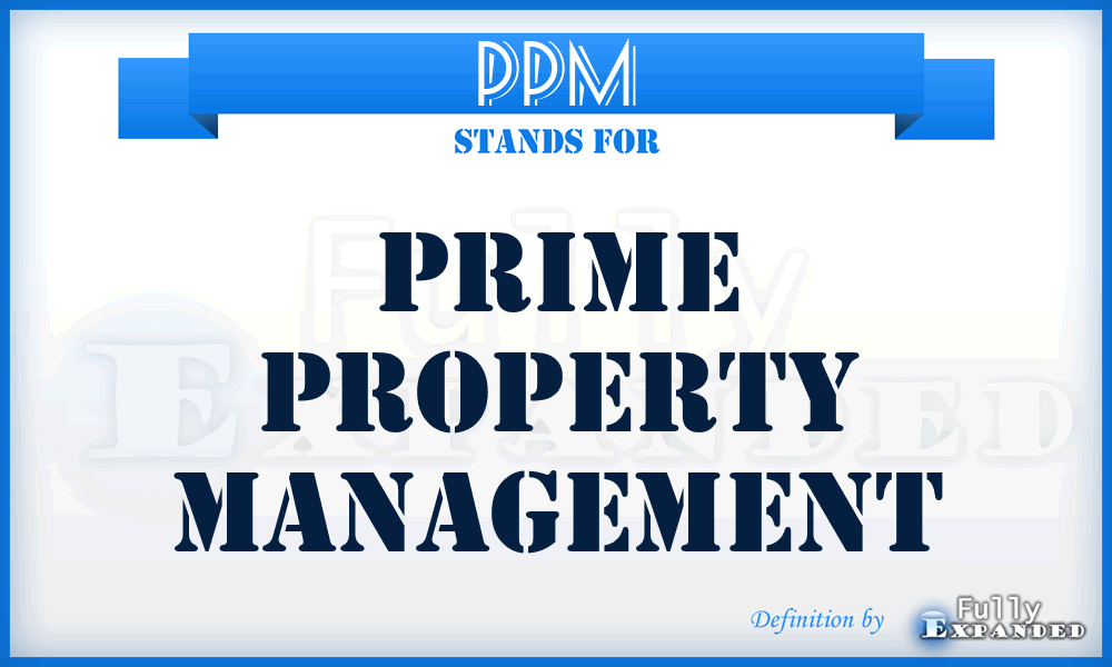 PPM - Prime Property Management