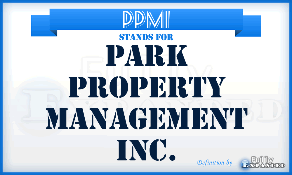 PPMI - Park Property Management Inc.