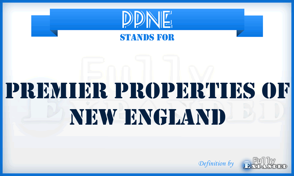 PPNE - Premier Properties of New England