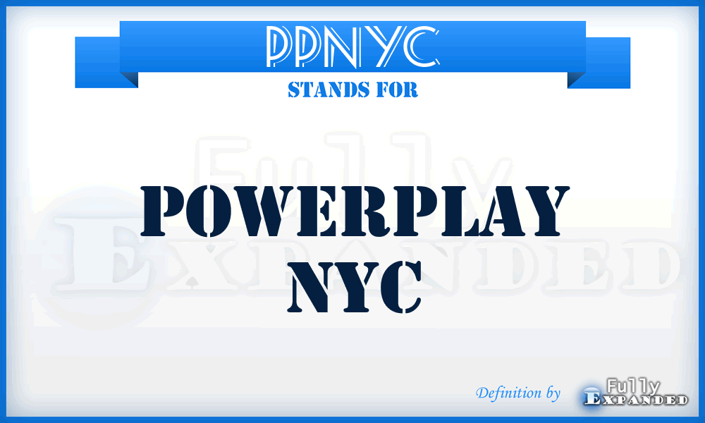 PPNYC - PowerPlay NYC
