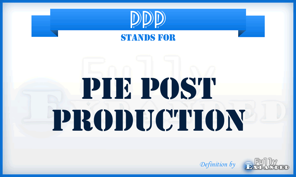 PPP - Pie Post Production