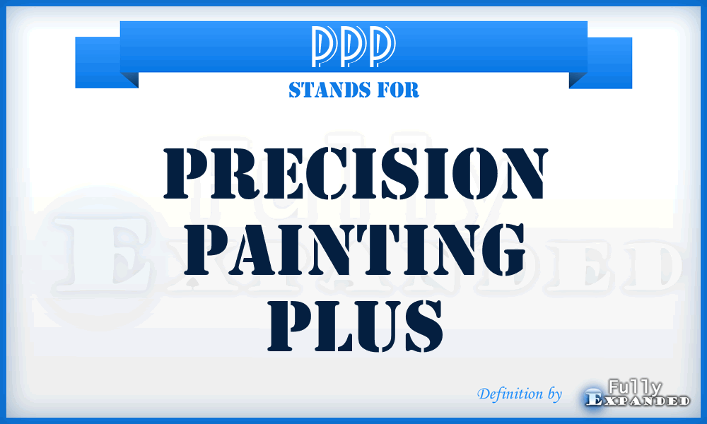 PPP - Precision Painting Plus