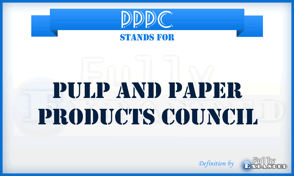 PPPC - Pulp and Paper Products Council