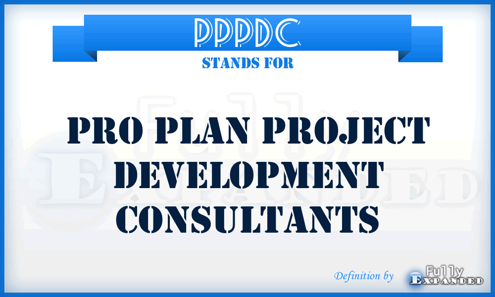PPPDC - Pro Plan Project Development Consultants