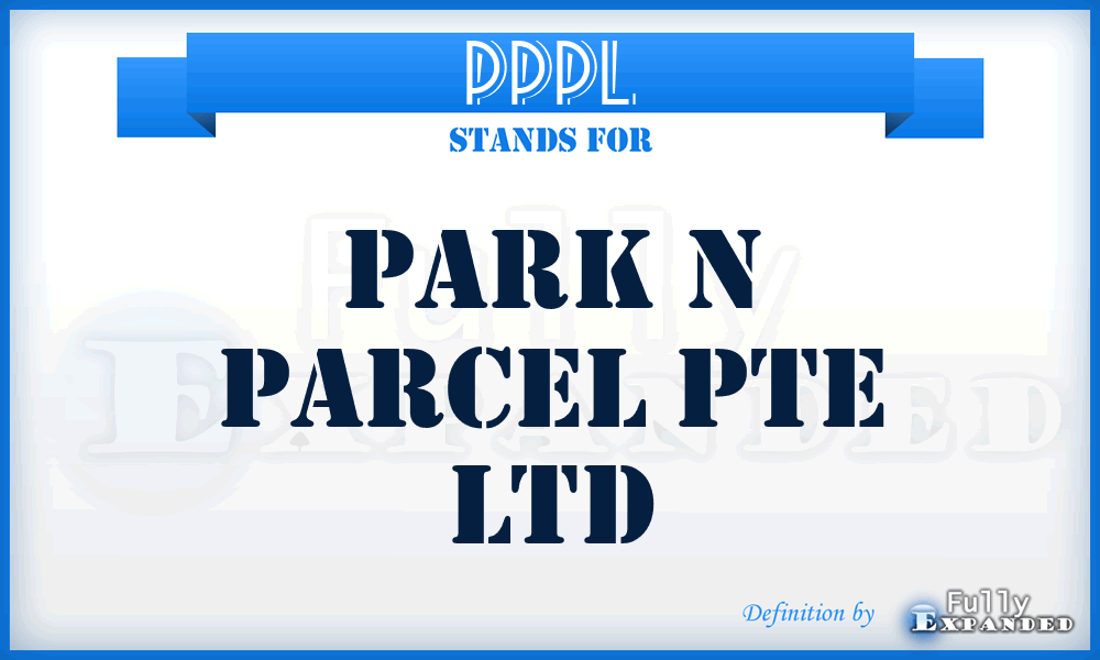 PPPL - Park n Parcel Pte Ltd