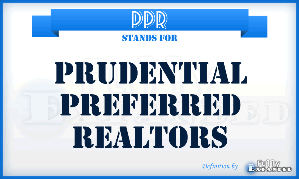 PPR - Prudential Preferred Realtors