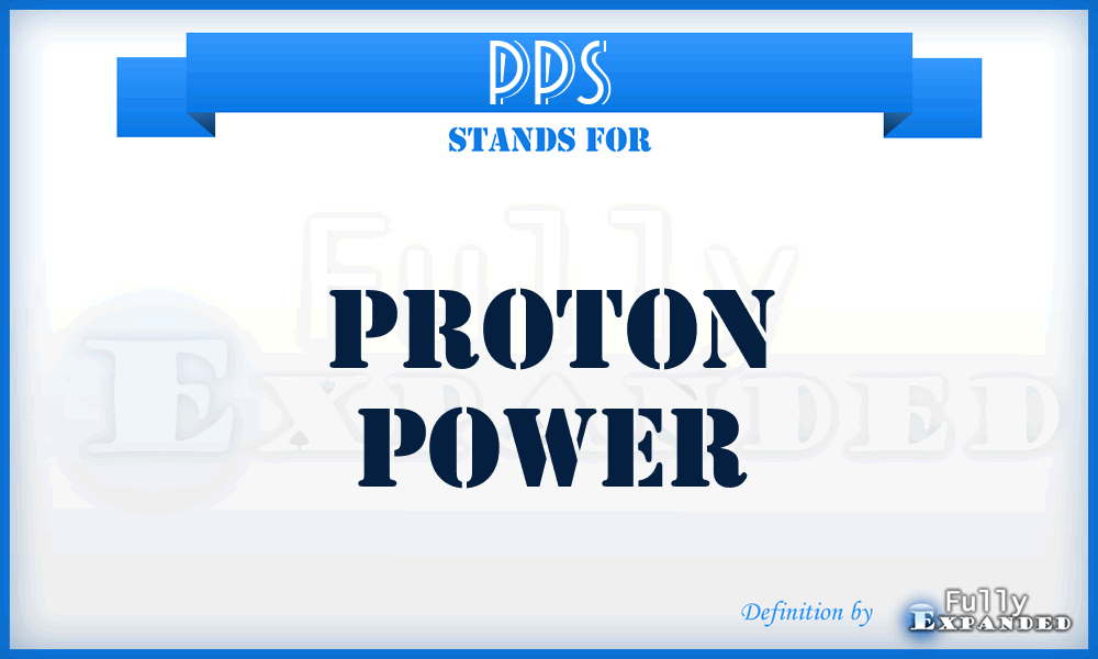 PPS - Proton Power