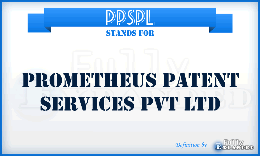 PPSPL - Prometheus Patent Services Pvt Ltd
