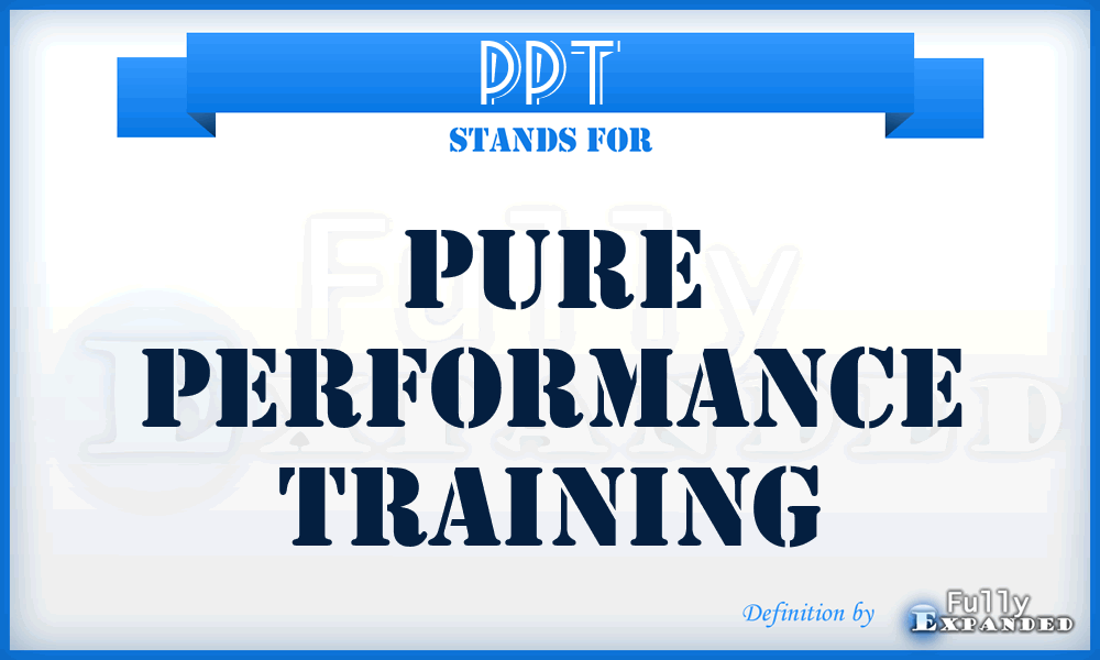 PPT - Pure Performance Training