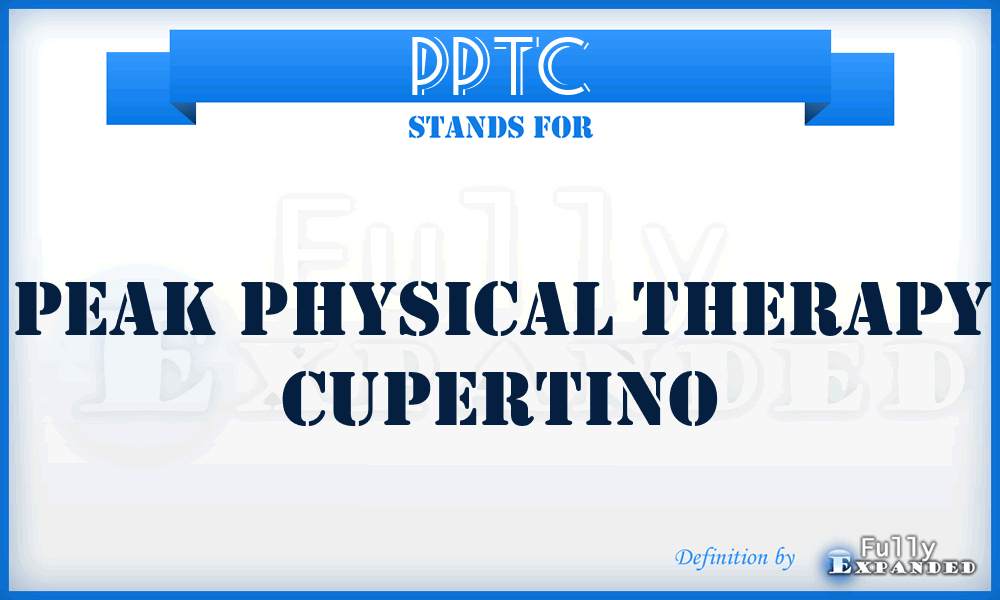 PPTC - Peak Physical Therapy Cupertino
