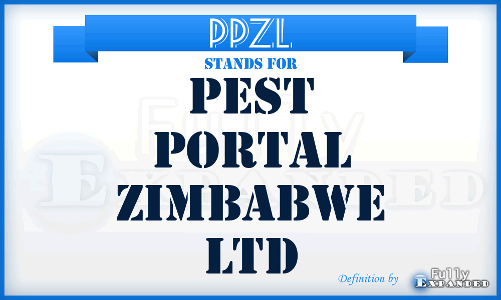PPZL - Pest Portal Zimbabwe Ltd
