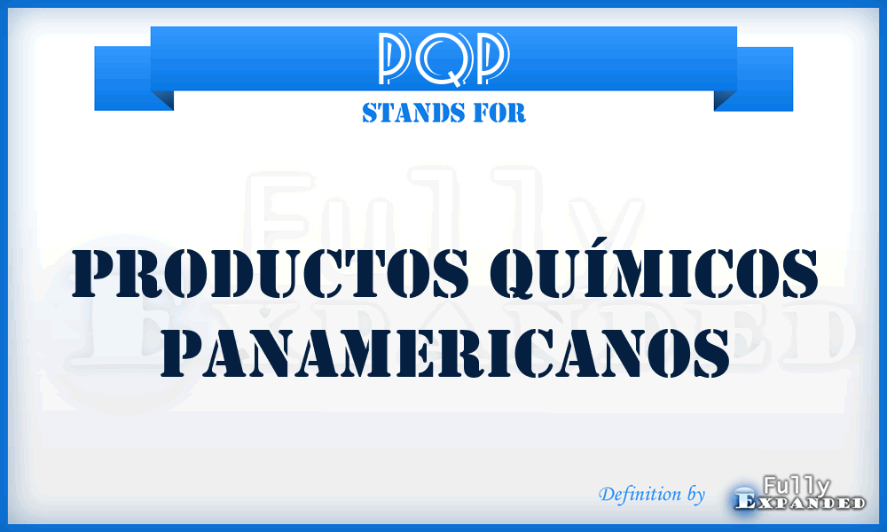 PQP - Productos Químicos Panamericanos