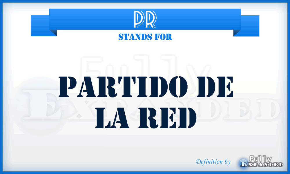 PR - Partido de la Red