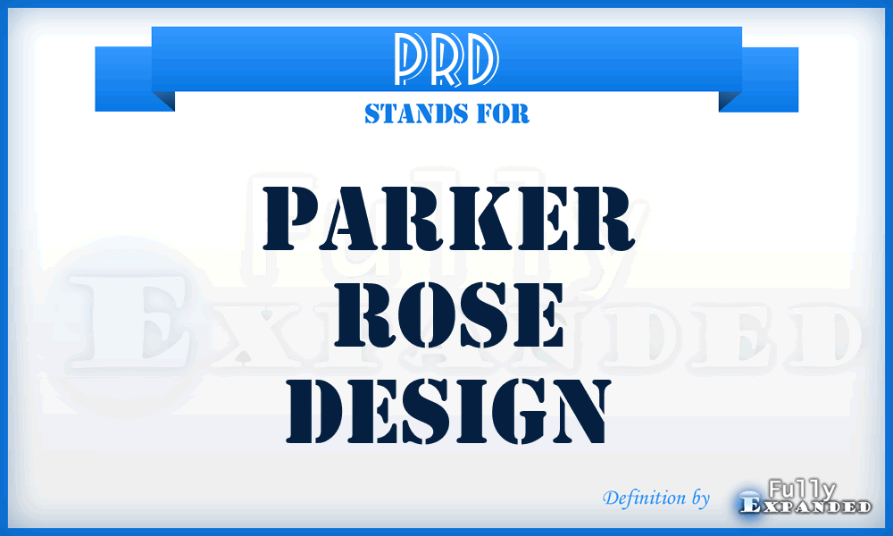 PRD - Parker Rose Design