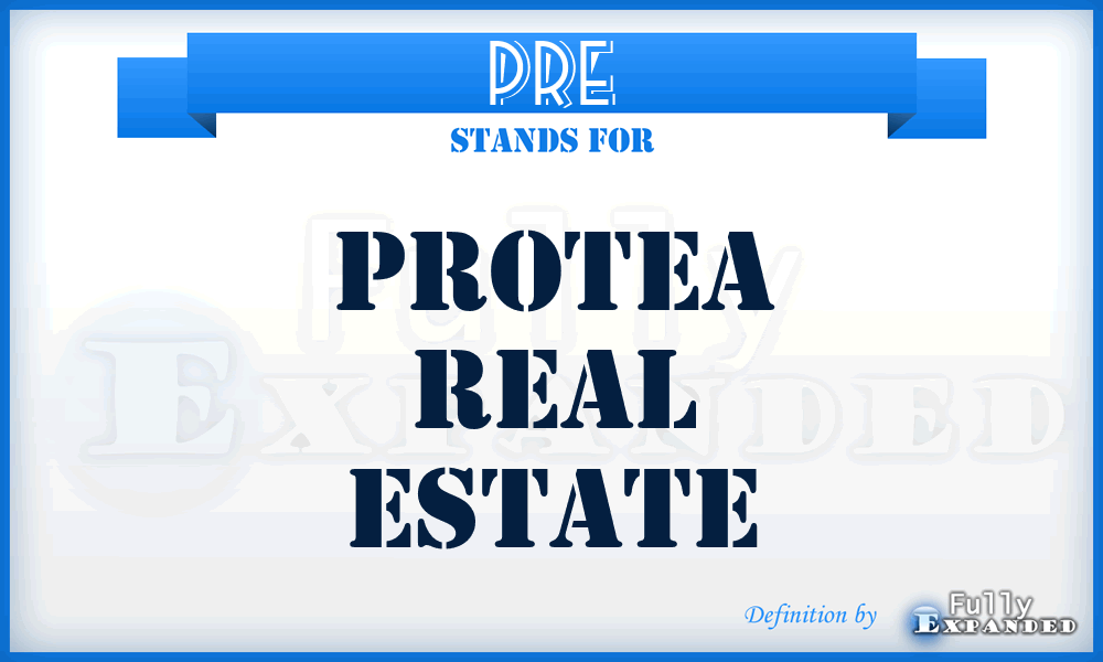 PRE - Protea Real Estate