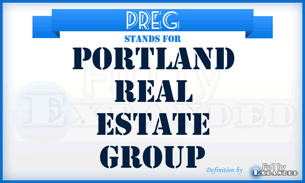 PREG - Portland Real Estate Group