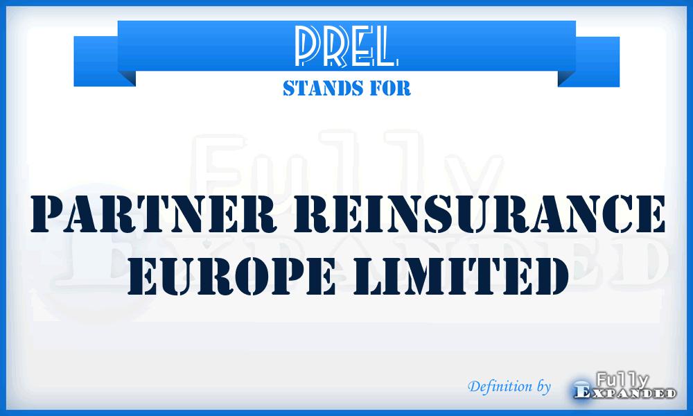 PREL - Partner Reinsurance Europe Limited