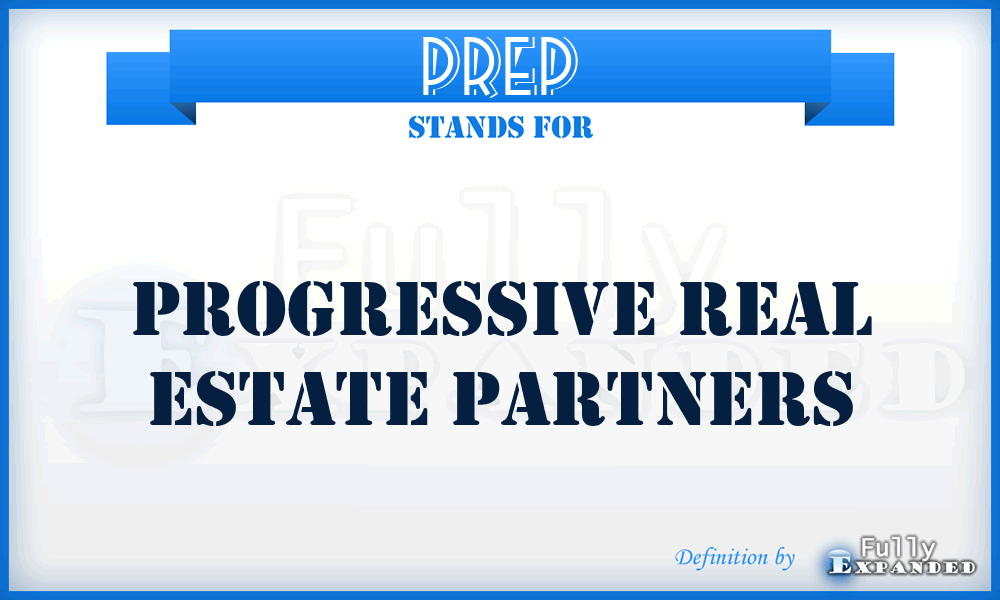 PREP - Progressive Real Estate Partners