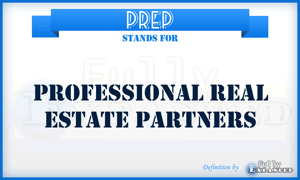 PREP - Professional Real Estate Partners