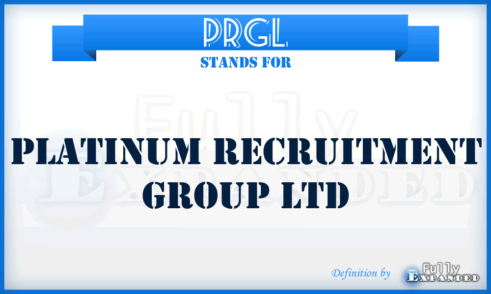 PRGL - Platinum Recruitment Group Ltd