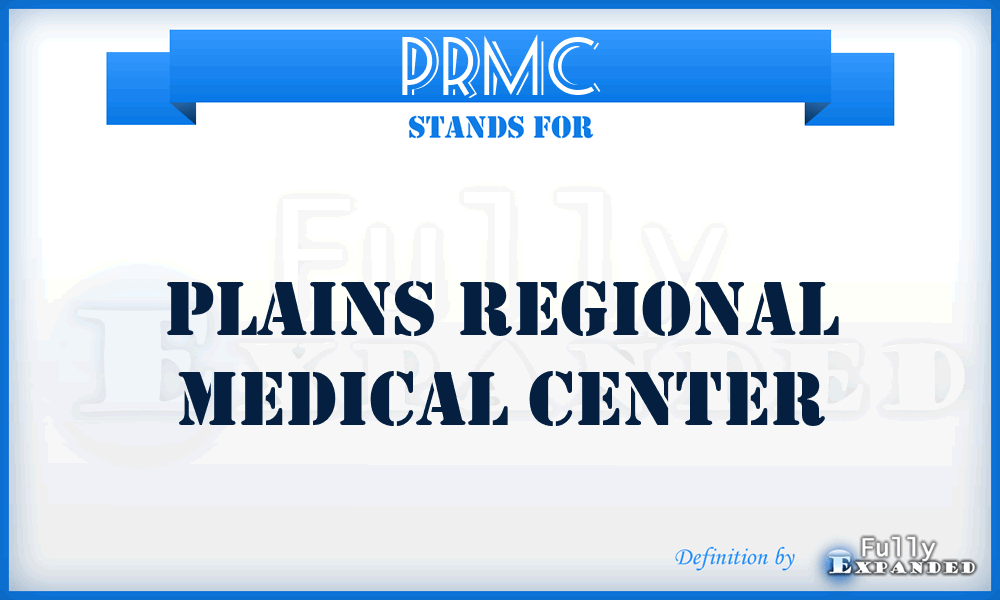 PRMC - Plains Regional Medical Center