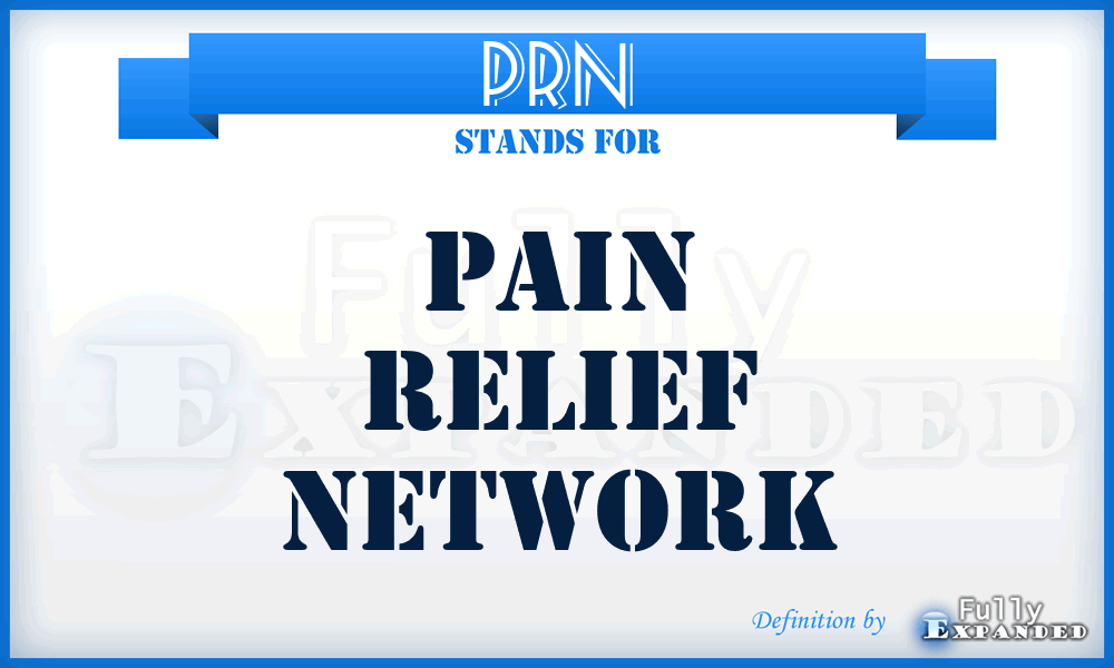 PRN - Pain Relief Network