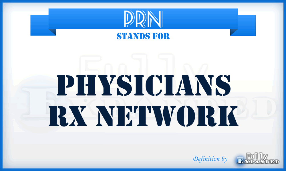 PRN - Physicians Rx Network