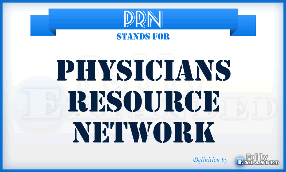PRN - Physicians Resource Network