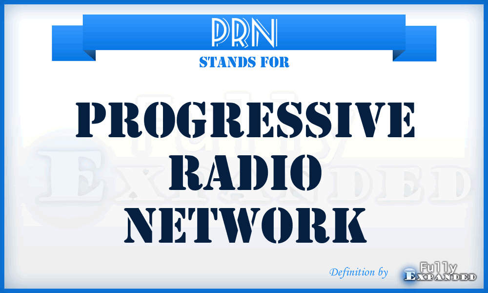 PRN - Progressive Radio Network