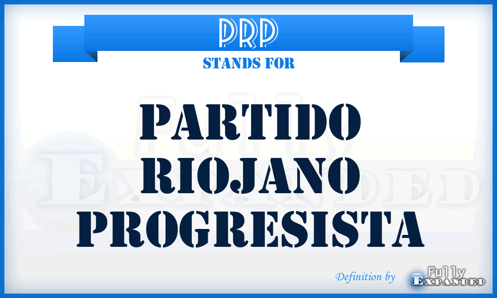 PRP - Partido Riojano Progresista