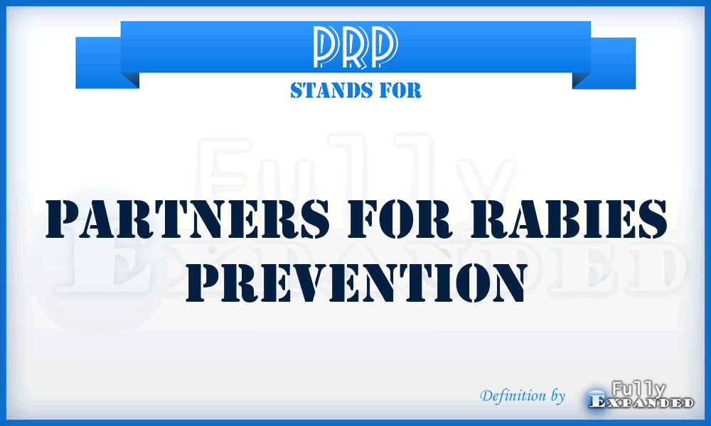 PRP - Partners for Rabies Prevention