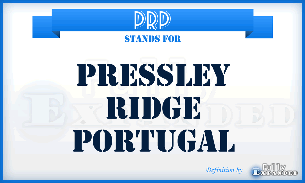 PRP - Pressley Ridge Portugal