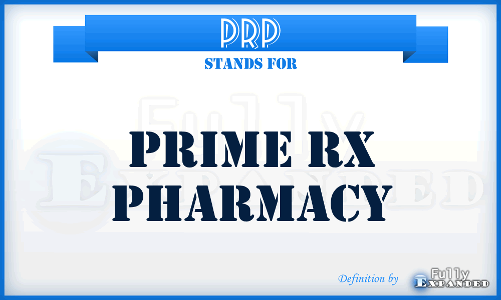 PRP - Prime Rx Pharmacy