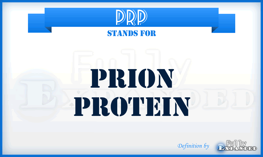 PRP - Prion Protein