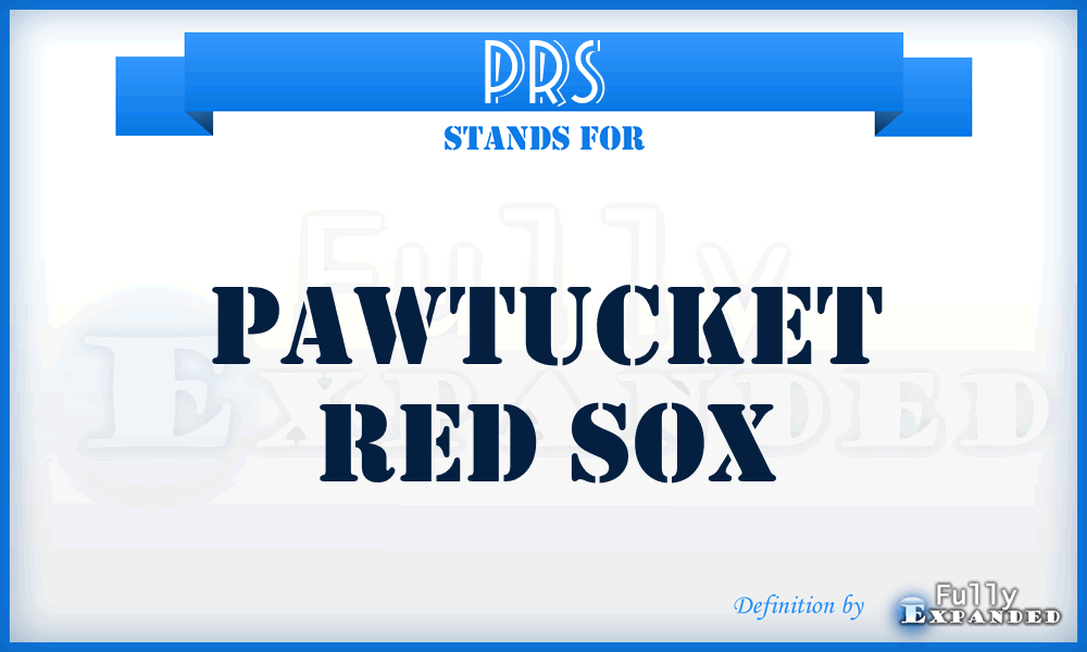 PRS - Pawtucket Red Sox