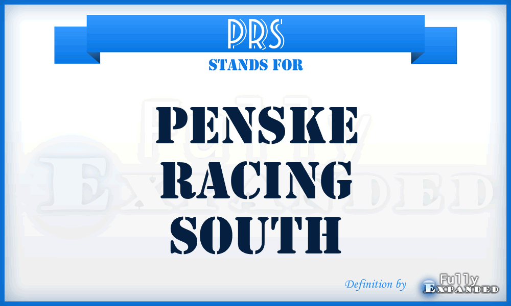 PRS - Penske Racing South