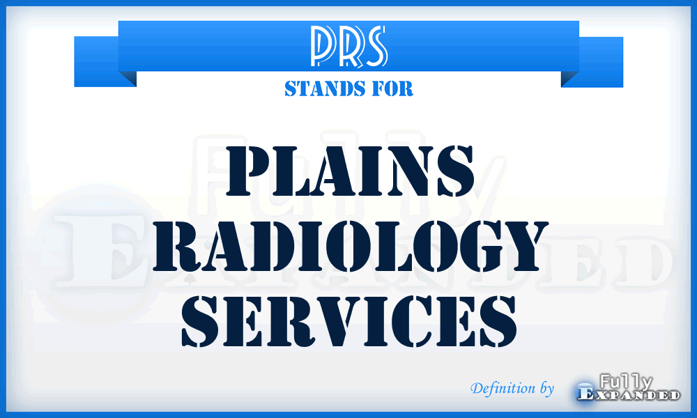 PRS - Plains Radiology Services