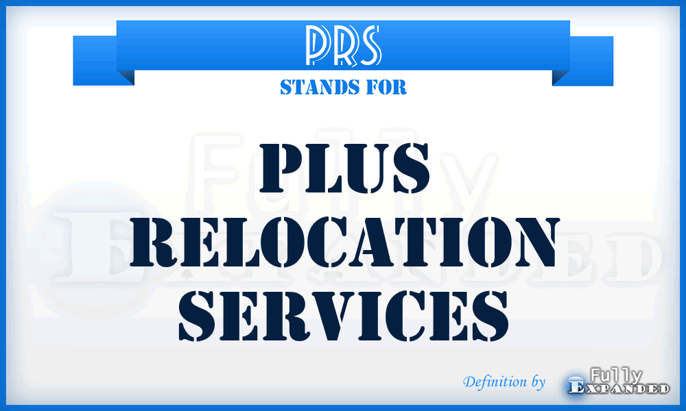 PRS - Plus Relocation Services