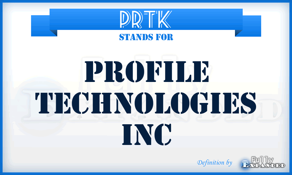 PRTK - Profile Technologies Inc